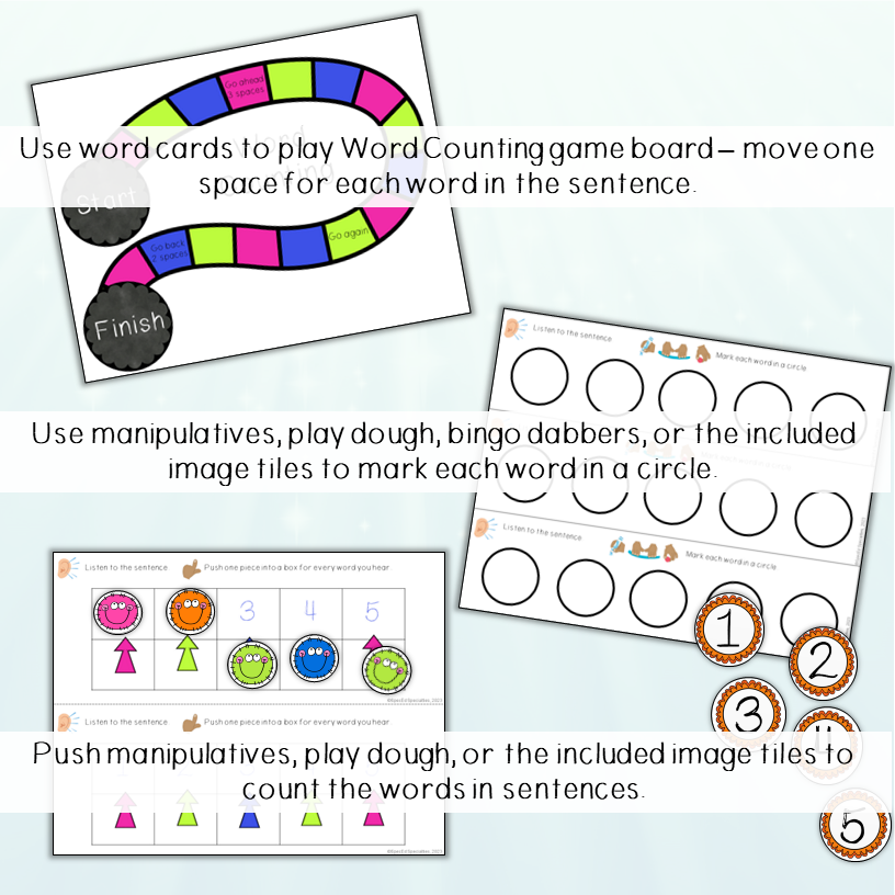 Counting Words Sentence Segmentation for Phonological Awareness Made By Teachers