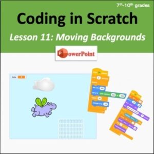Computer Coding in Scratch - Lesson 11: Moving Backgrounds | Made By ...