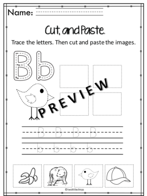 Alphabet Cut and Paste | Made By Teachers