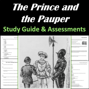The Prince and the Pauper by Mark Twain: Study Guide & Assessments