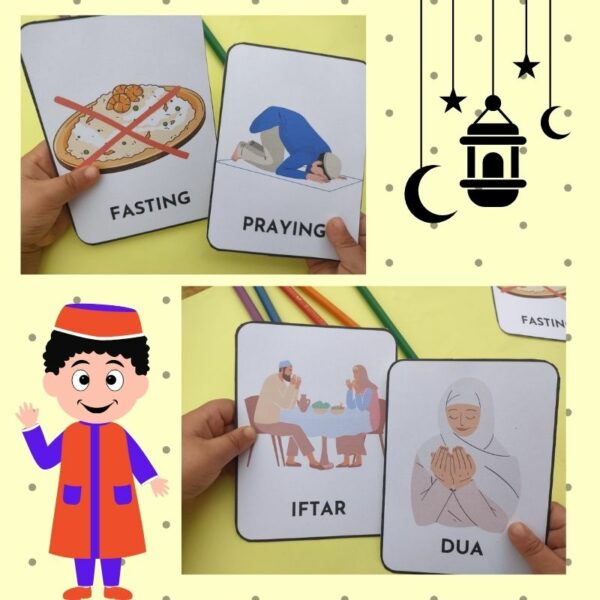 Ramadan Flashcards / Printable Flashcards / Montessori Ramadan Activity ...