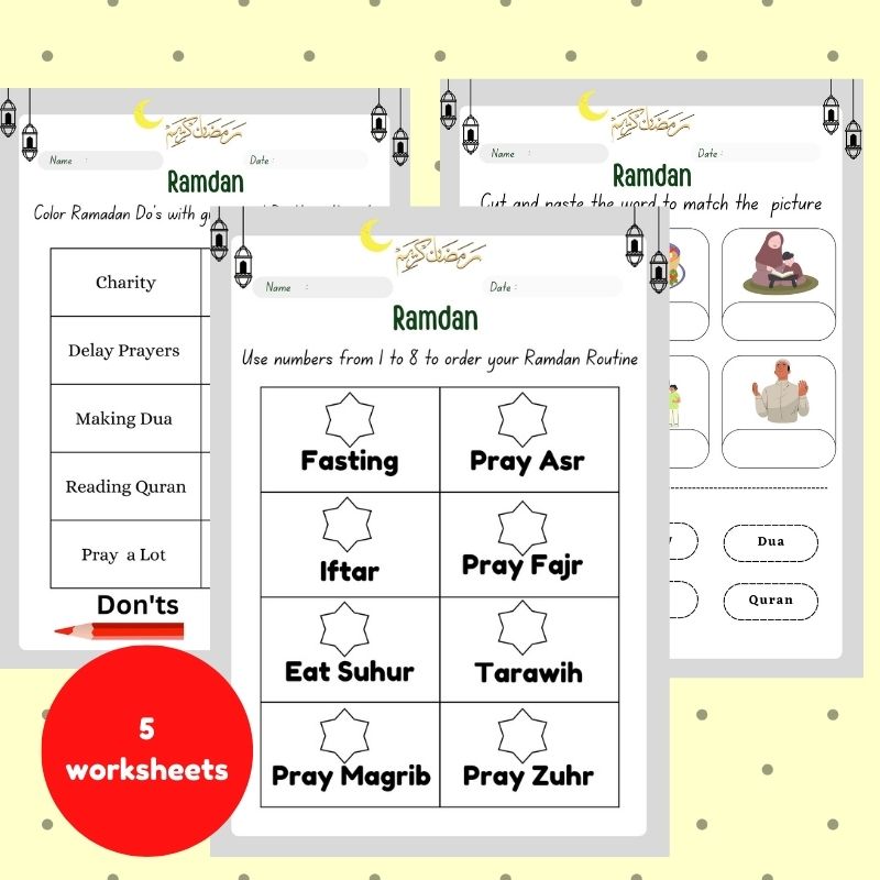 Ramadan Worksheets /Ramadan Activity Printables | Made By Teachers