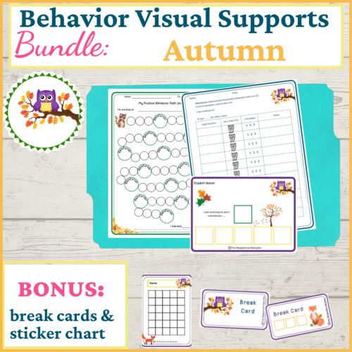 Behavior Visual Supports | Made By Teachers