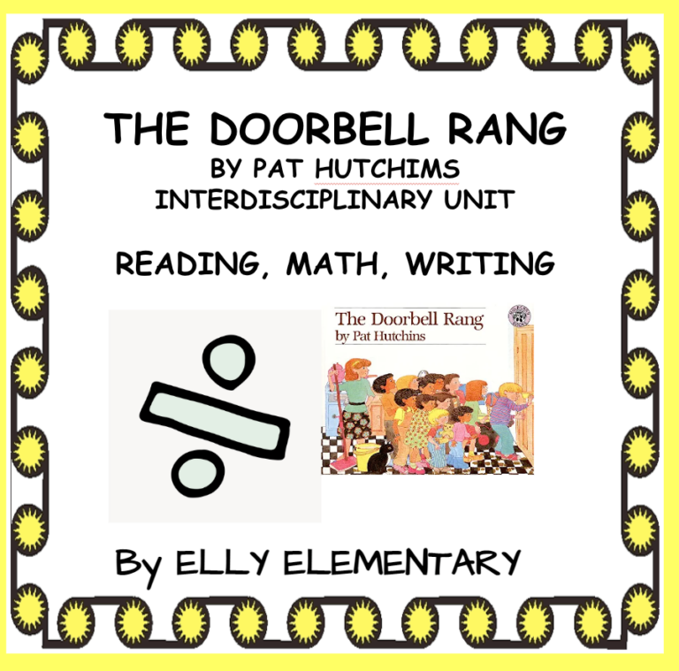 THE DOORBELL RANG BY PAT HUTCHINS INTERDISCIPLINARY UNIT Made By Teachers