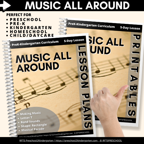 MUSIC ALL AROUND LESSONS AND PRINTABLES MATH LITERACY CRAFT ACTIVITIES