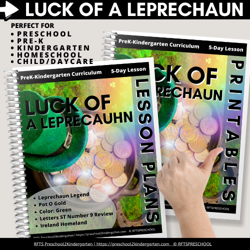 LEPRECHAUN LEGEND | LESSONS AND PRINTABLES | MATH LITERACY CRAFT ACTIVITIES