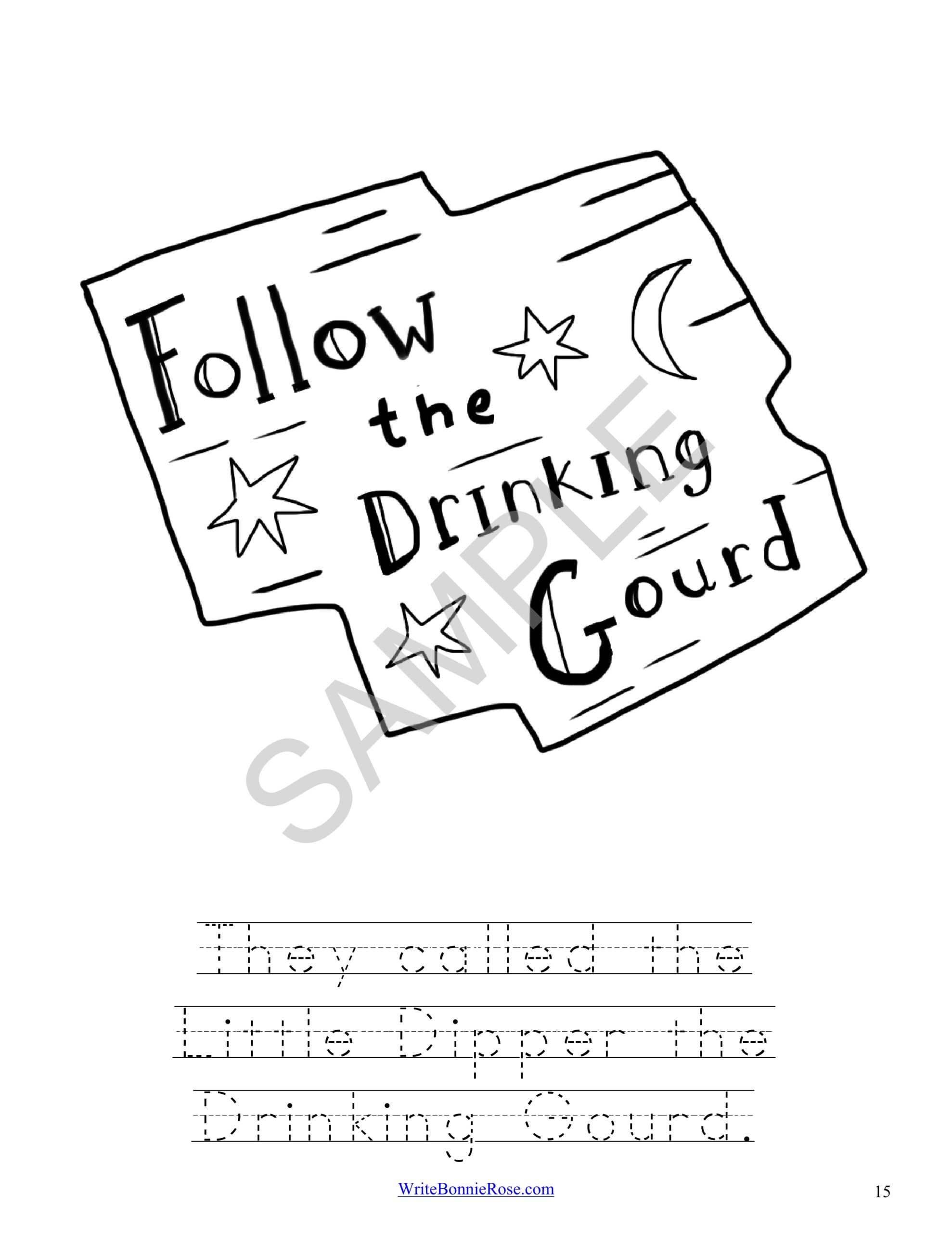 Underground Railroad Coloring Book-Level B | Made By Teachers