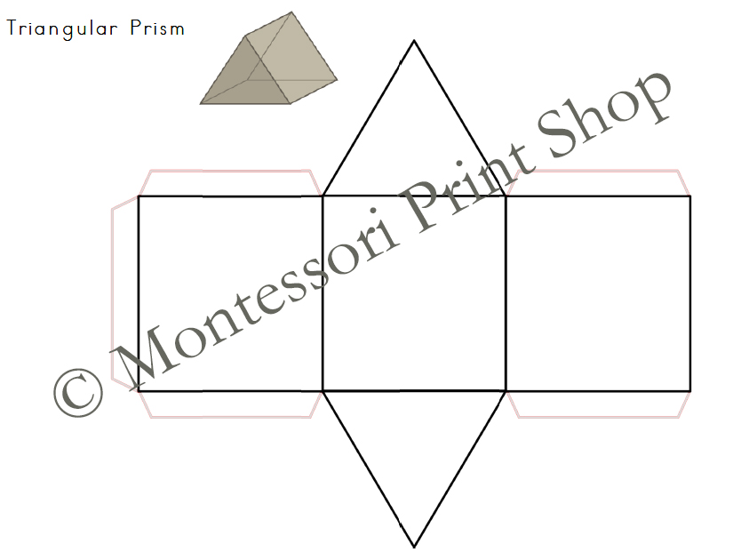 ThreeDimensional Shapes (Cut & Fold Nets) Geometry Made By Teachers