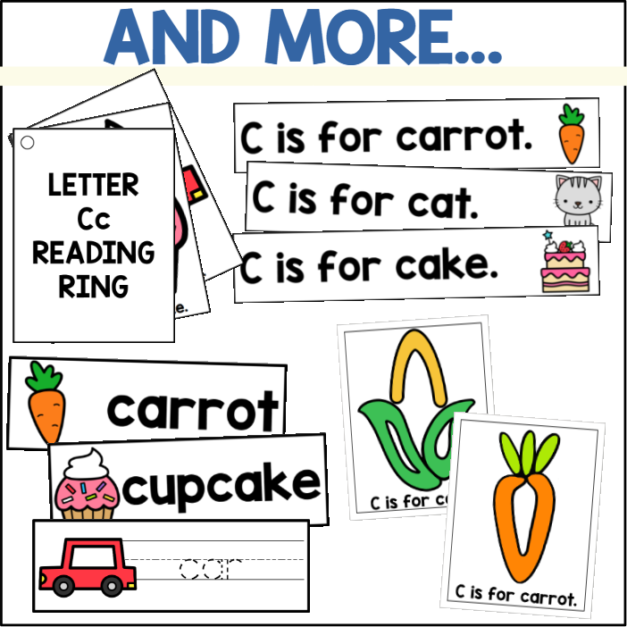 Letter C Worksheets and Hands On Centers Bundle | Made By Teachers