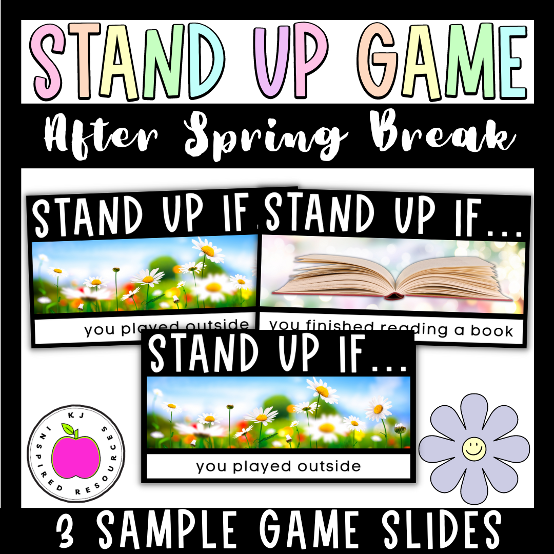 After Spring Break / March / April - Find Someone Who Team Building ...