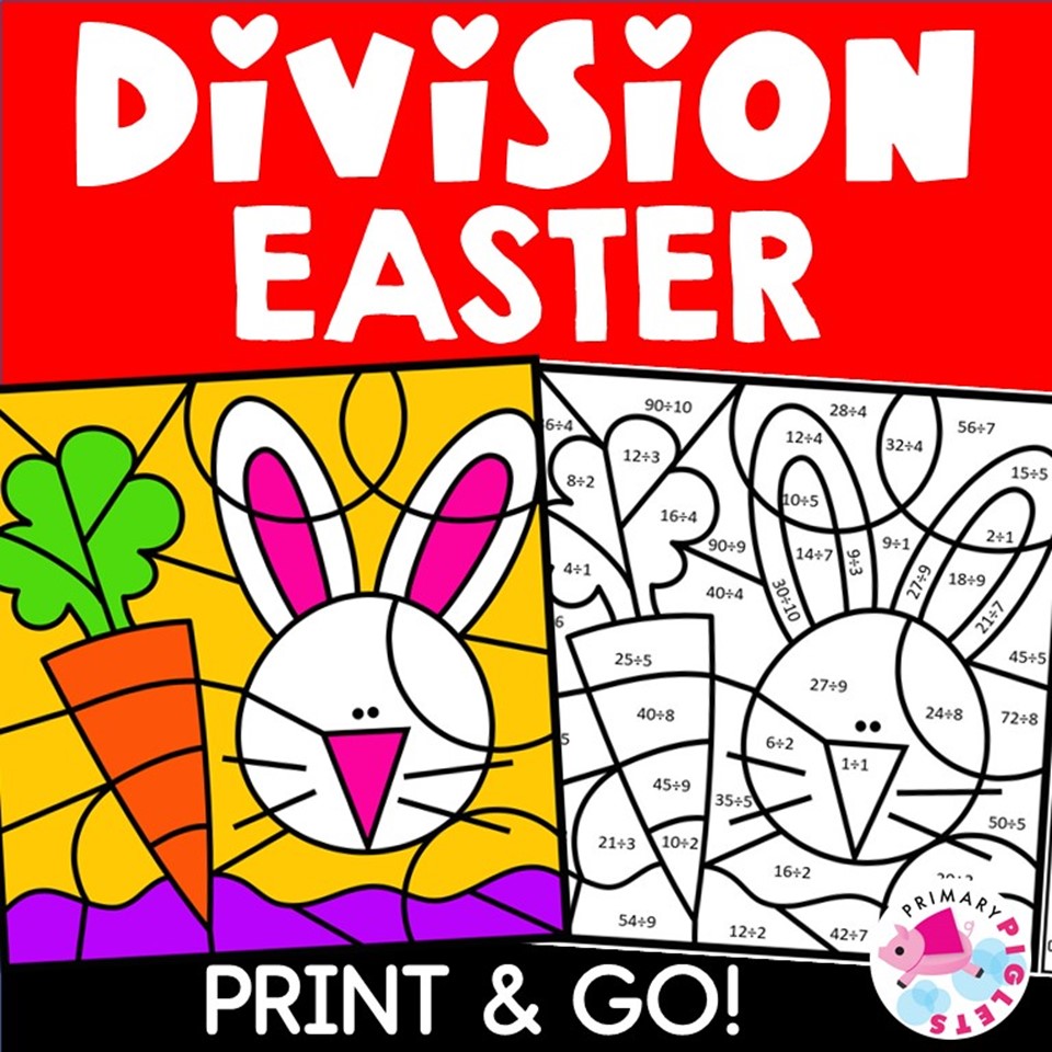 EASTER DIVISION COLOR BY NUMBER CODE