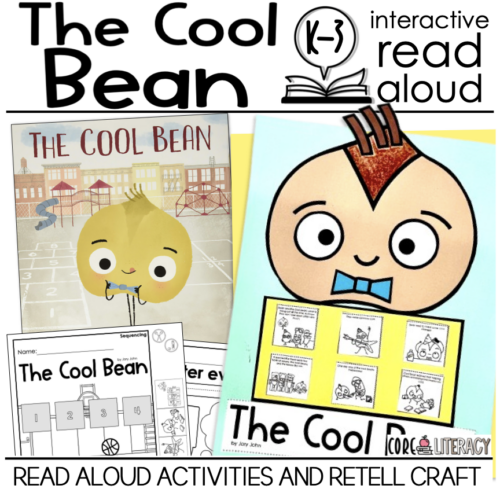 The Cool Bean Craft + Read Aloud Activities Kindness RETELL