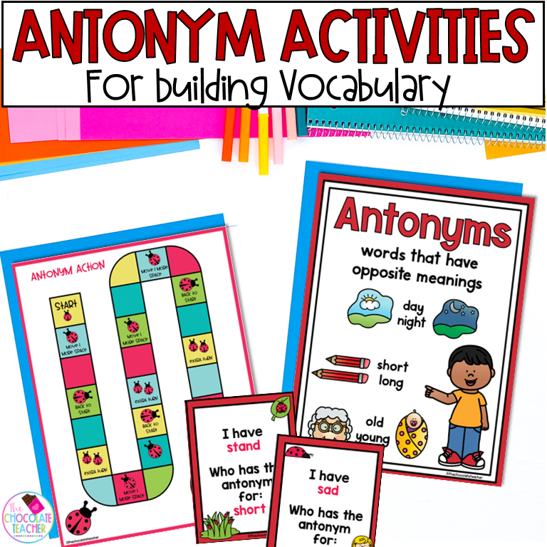 Antonyms - Worksheets Games - Vocabulary Activities