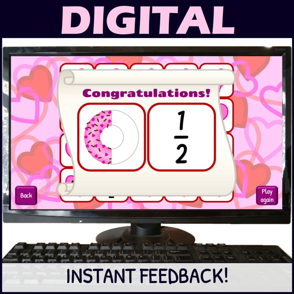 Valentines Day Unit Fractions Activity | Made By Teachers