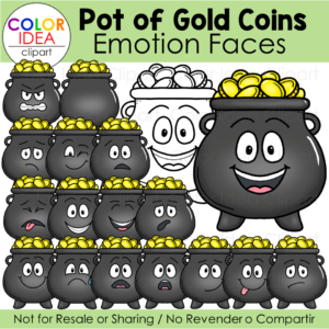 Pot of Gold Emotion Faces