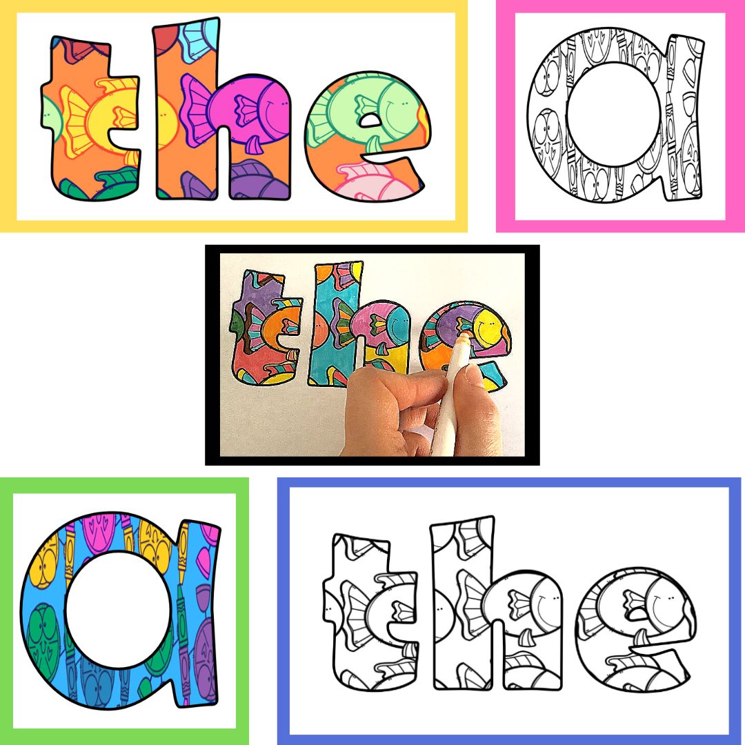 Fry's 1st 100 Mindfulness Coloring - 100 pages ready to print | Made By ...