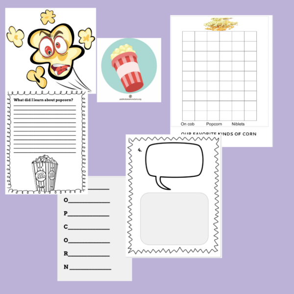 THE POPCORN BOOK by Tomie dePaola Reading & Extension Activities Made