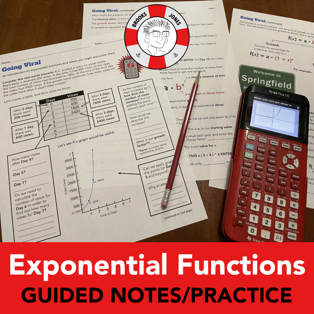 Going Viral! An Introduction to Exponential Growth and Decay: Guided ...