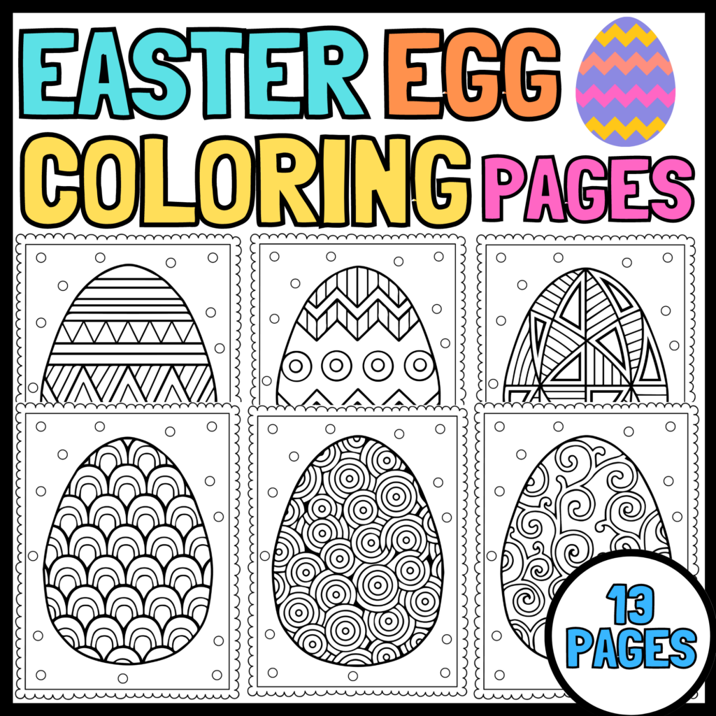 Easter Egg Coloring Pages | Easter coloring pages | Easter coloring ...