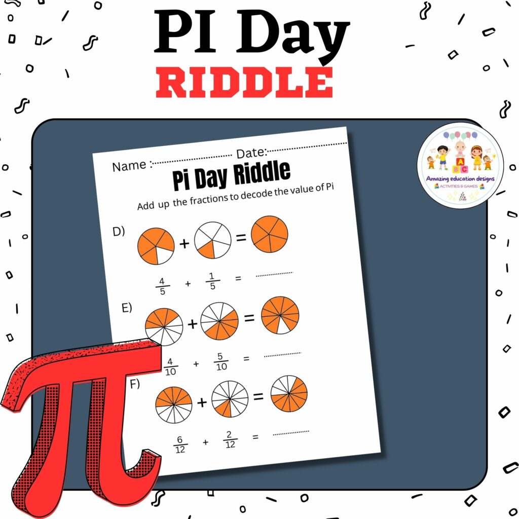 Pi Day RIDDLE - Made By Teachers