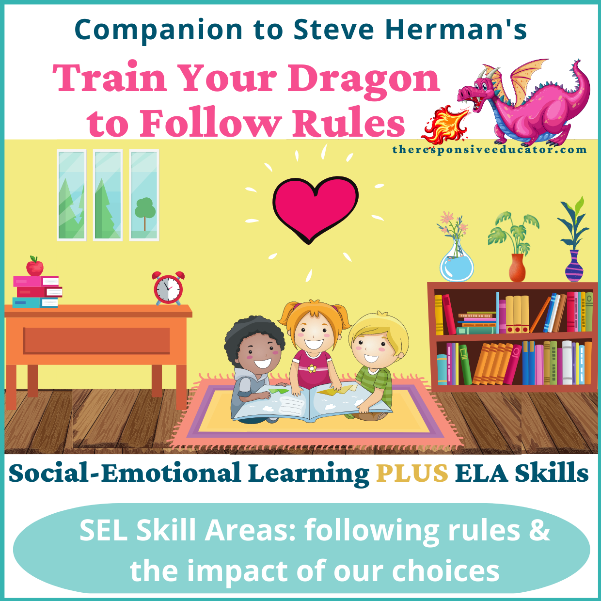 Train Your Dragon to Follow Rules Interactive Read Aloud Lesson Plan ELA SEL