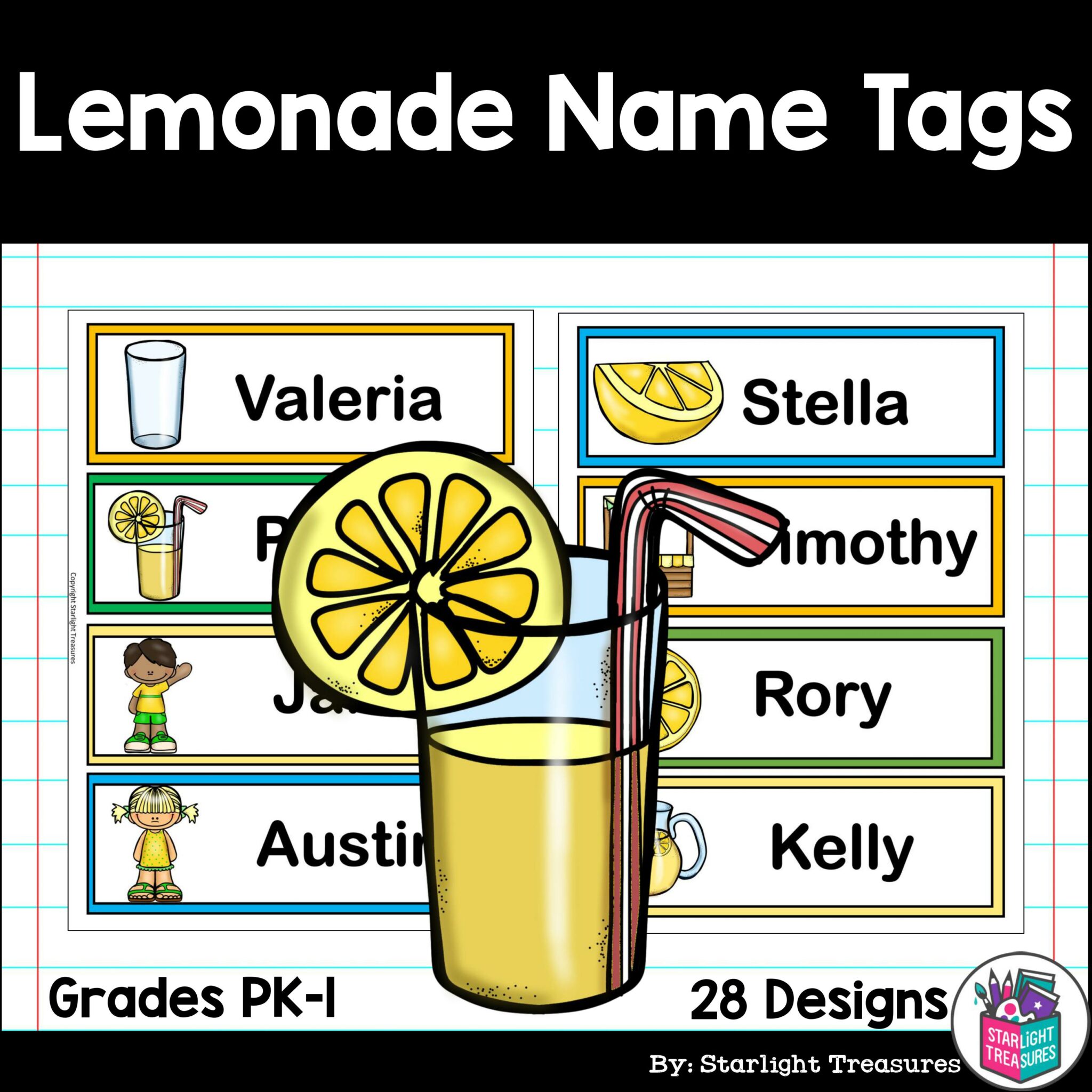 Lemonade Name Tags Editable Made By Teachers