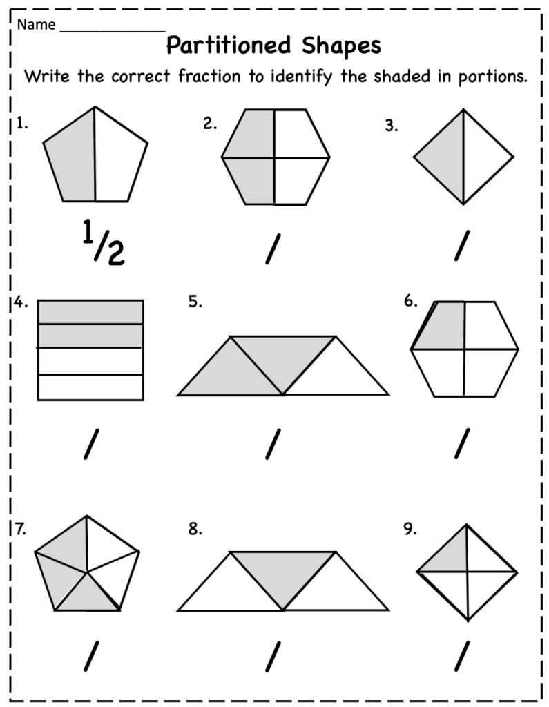 2.G.1, 2.G.2 2.G.3, 2nd Grade Geometry Standards Made By Teachers