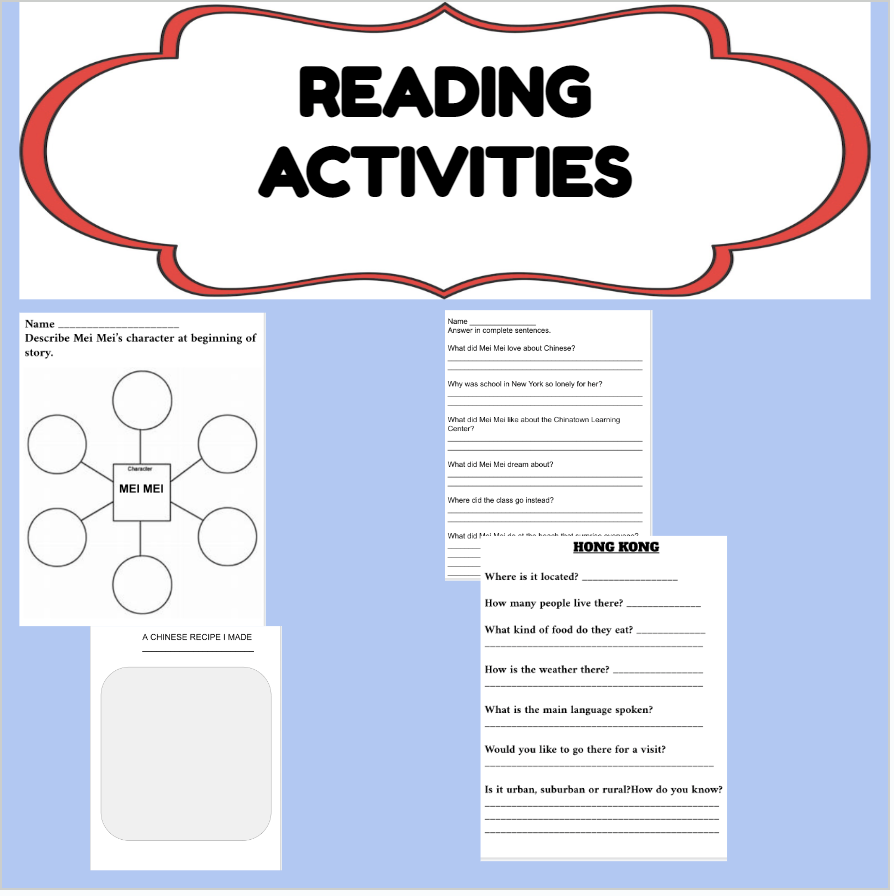 I HATE ENGLISH BY ELLEN LEVINE READING LESSONS & EXTENSION ACTIVITIES