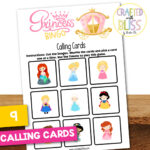 25 Cards Princess Bingo Game Printable | Made By Teachers