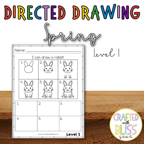 Spring Directed Drawing Worksheet Printable - Made By Teachers