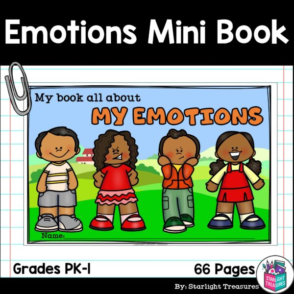 My Emotions and Feelings Mini Book for Early Readers - Made By Teachers
