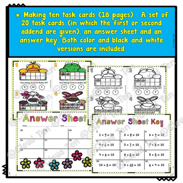 Ways to Make Ten - Activities and Game | Made By Teachers