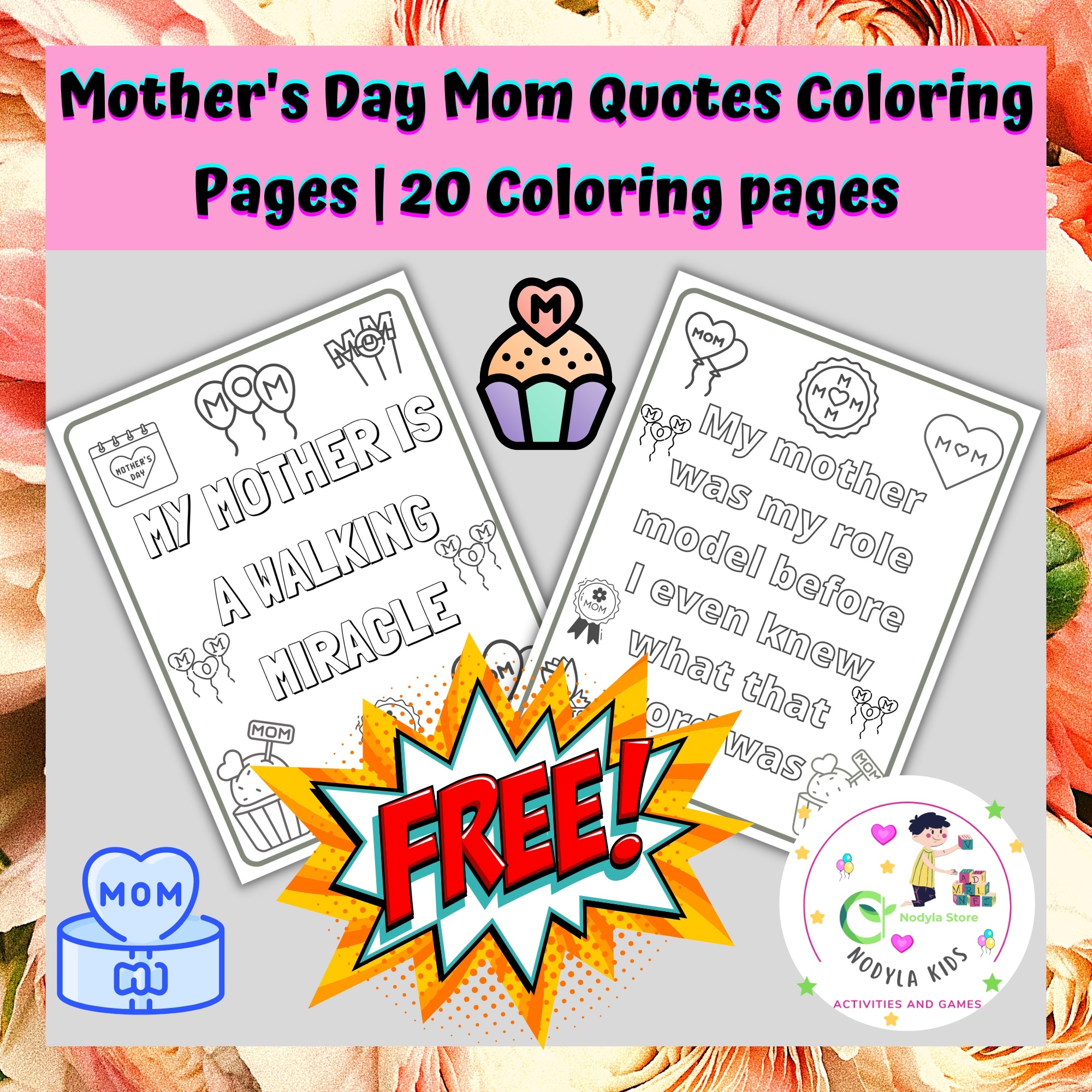 Mother's Day Mom Quotes Coloring Pages | Mother's Day Activities | Free ...