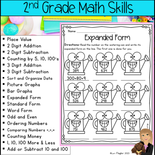 Spring 2nd Grade Math Worksheets - Made By Teachers