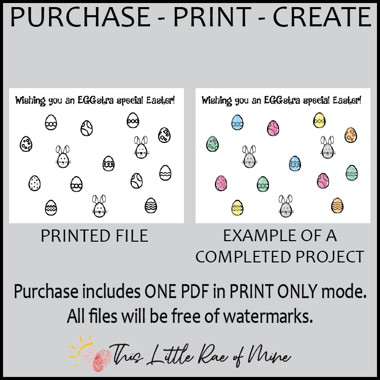 EGGsta Special Easter - fingerprint Art - Keepsake - Easter Printable ...