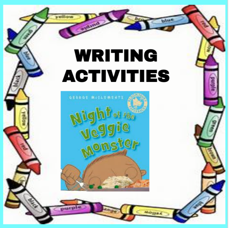 THE NIGHT OF THE VEGGIE MONSTER READING LESSONS &amp; ACTIVITIES PACKET ...