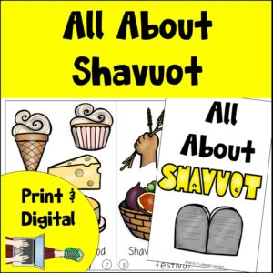 Shavuot Book Print and Digital | Made By Teachers