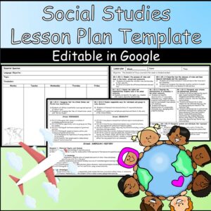 First Grade Social Studies Lesson Plan Template