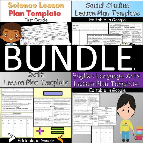 First Grade Bundle - Made By Teachers
