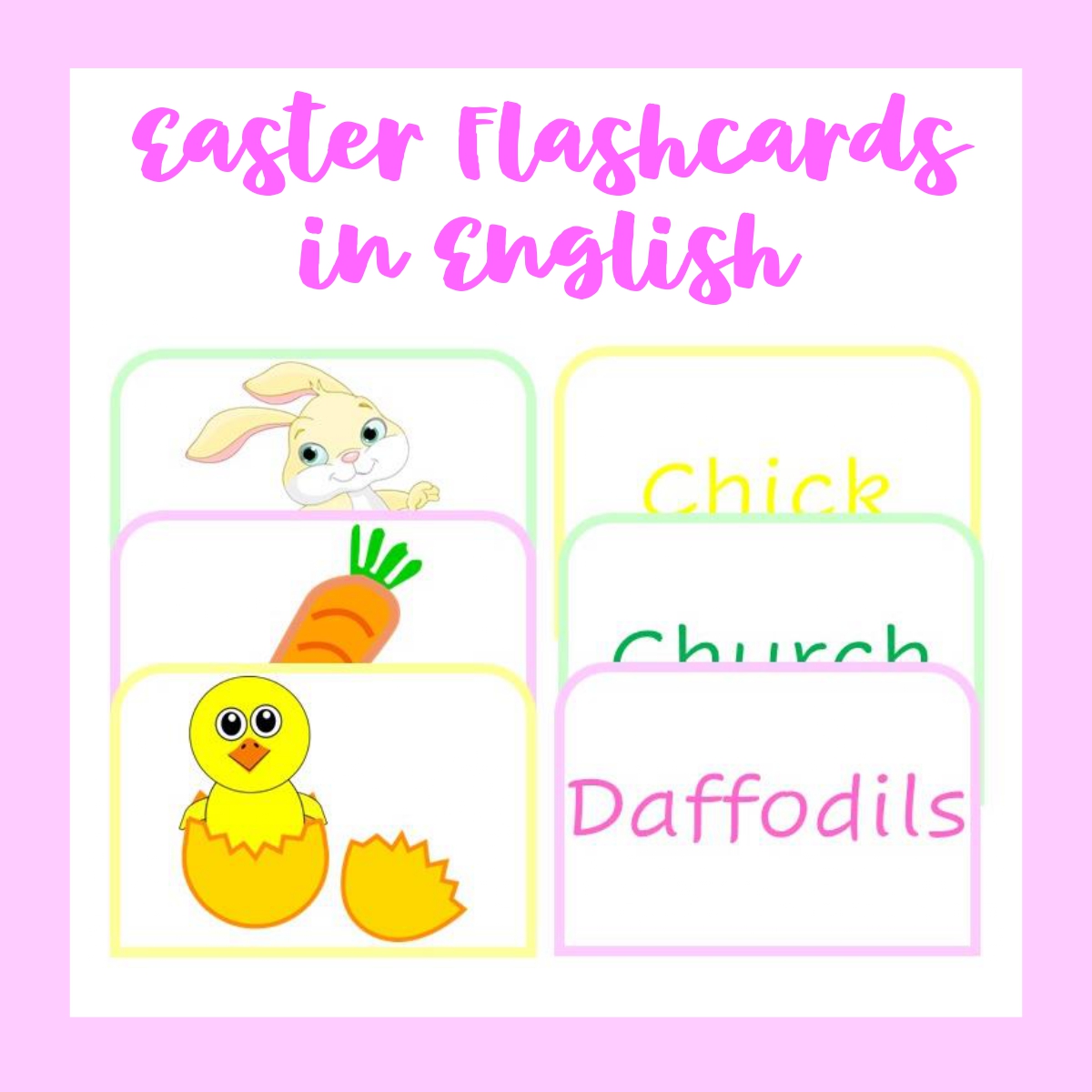 Easter Flashcards Made By Teachers