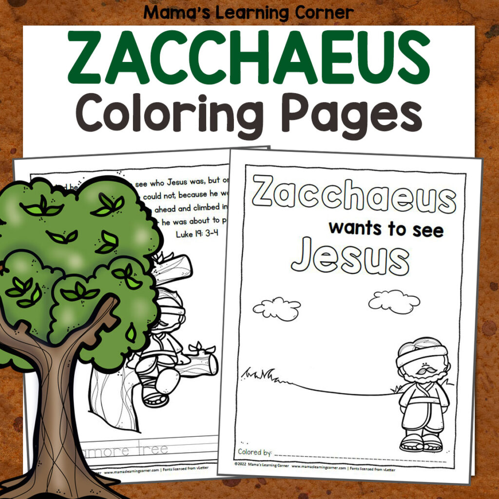 Zacchaeus Coloring Pages - Made By Teachers