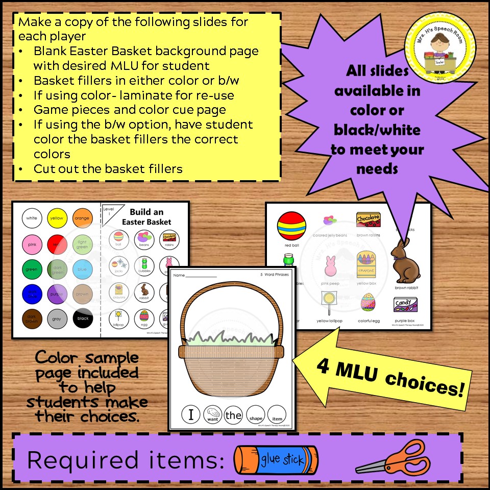 Build An Easter Basket to Increase Sentence Length Made By Teachers