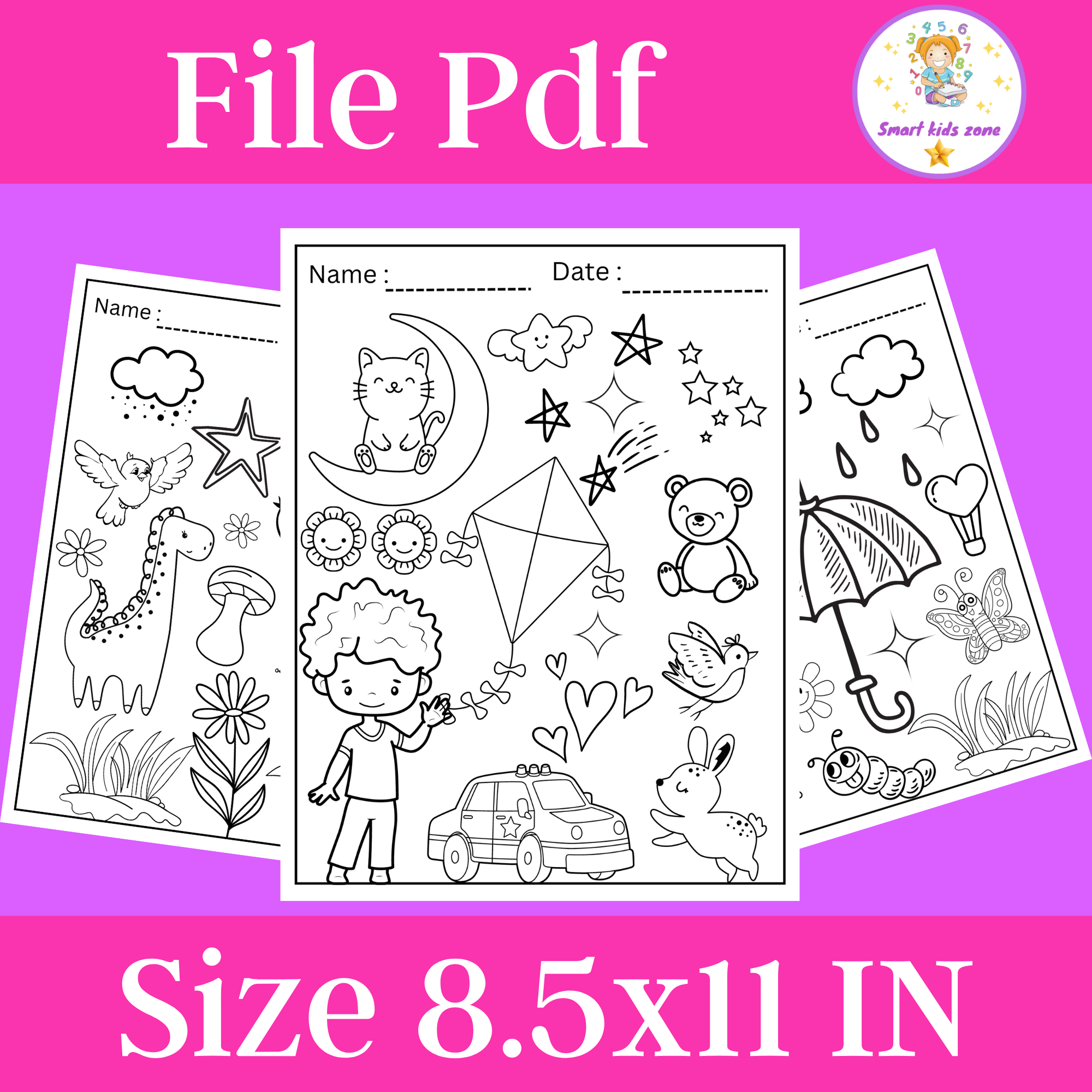 Fun SPRING Coloring Pages | First Day Of Spring Coloring Pages | Easter