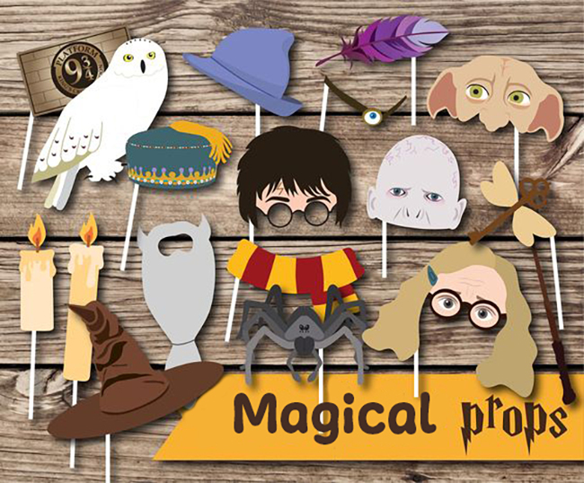 Printable Harry Potter Inspired Photo Props Made By Teachers