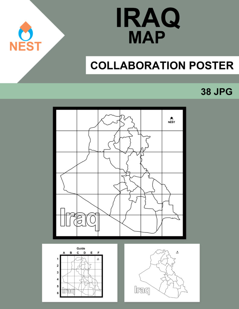 Iraq Map Collaboration Poster | Made By Teachers
