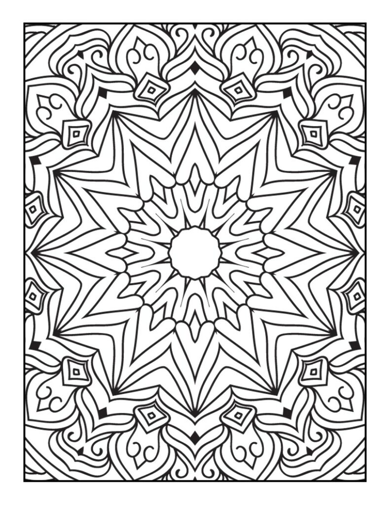 100 Mandala coloring pages For Adults | Made By Teachers
