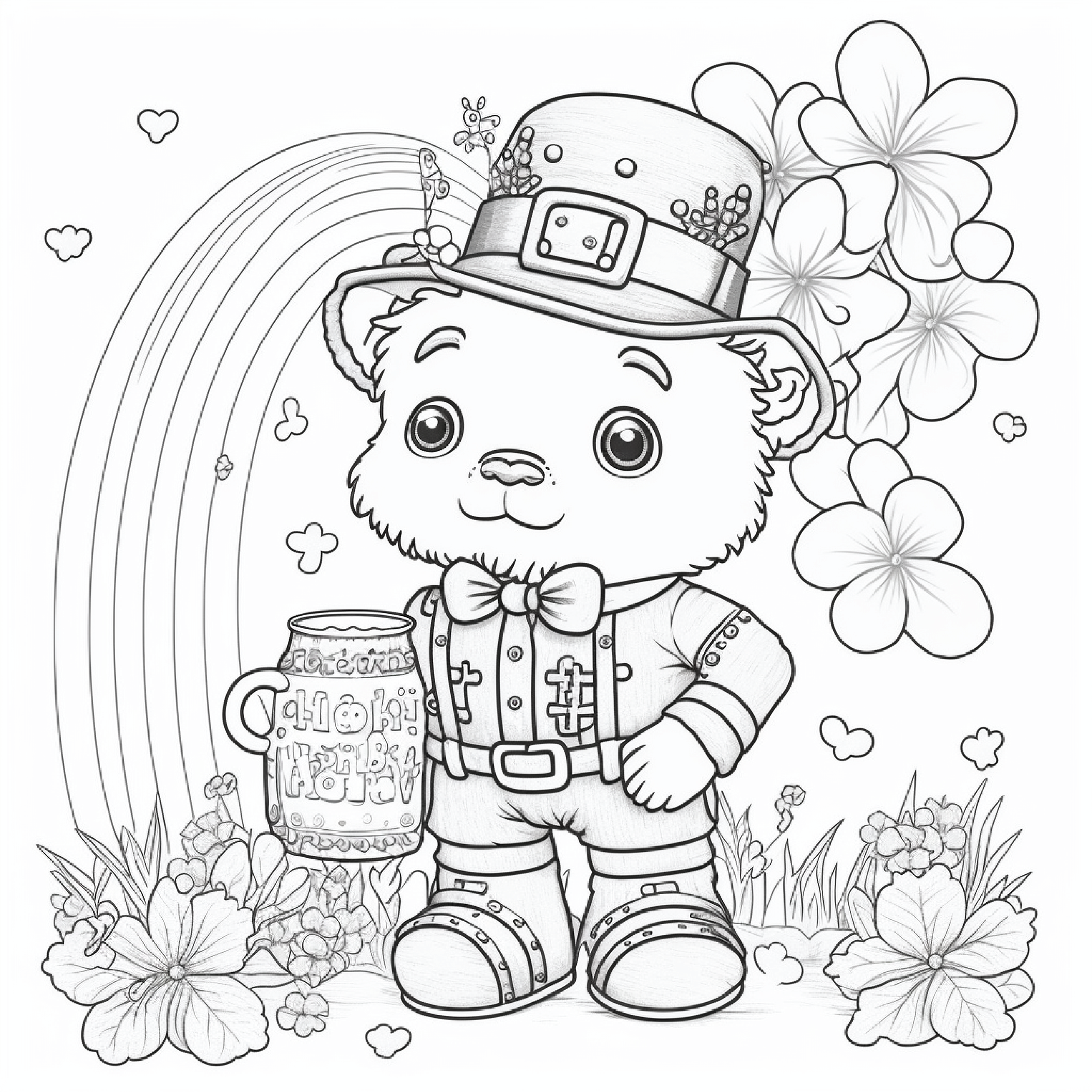 Cute Saint Patricks Day Coloring Pages Coloring Pages Cute Saint Patricks Day Coloring Pages Coloring Pages