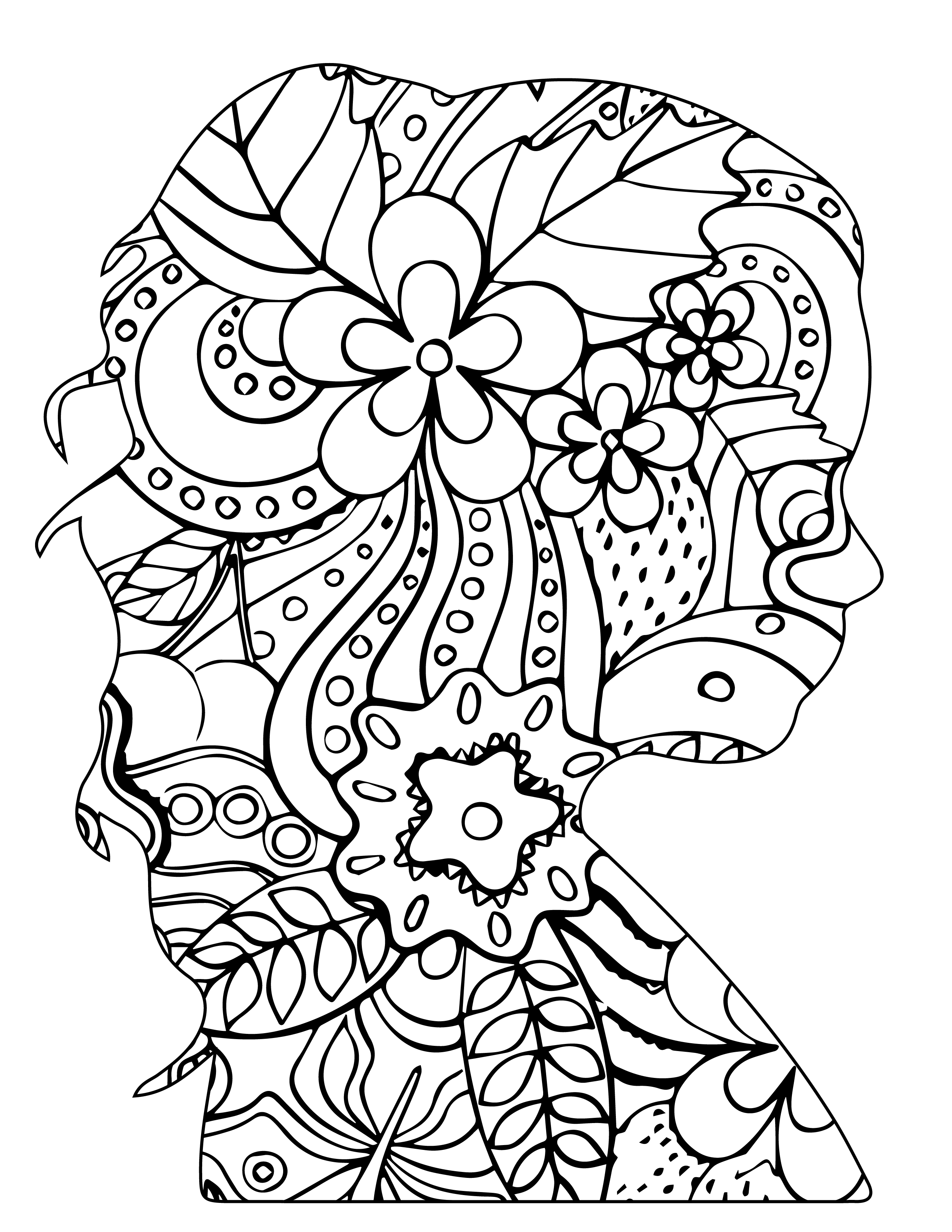 "Blooming Beauty: Mandala Floral Coloring Pages for Women" | Made By ...