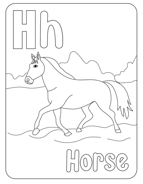 Alphabet Coloring Pages with Animals | Made By Teachers