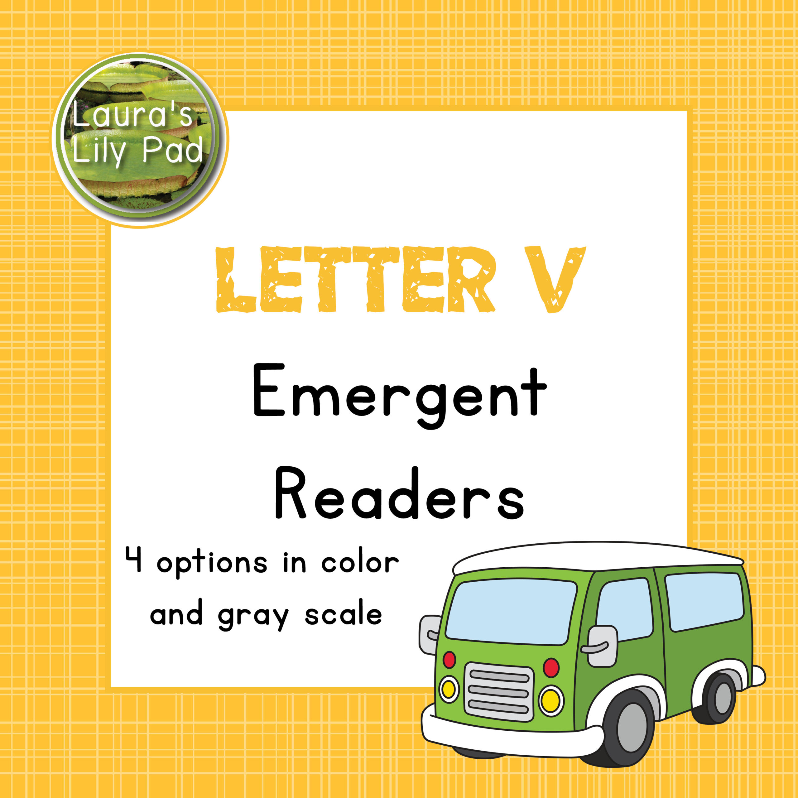 Alphabet Letter V Emergent Readers Set